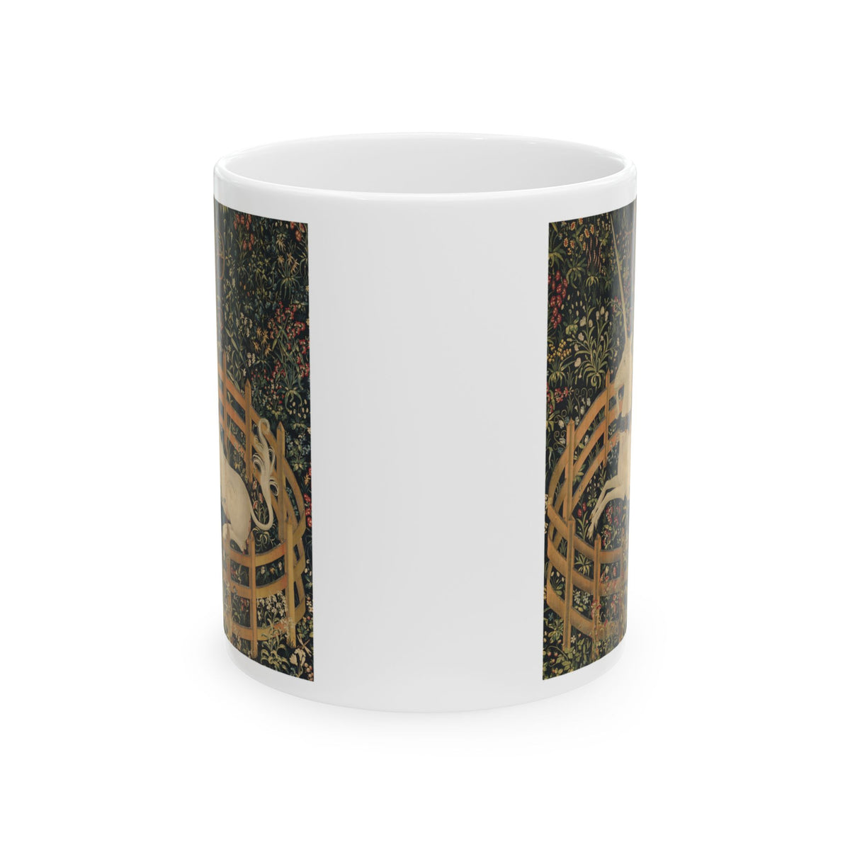 The Unicorn Rests in a Garden Mug