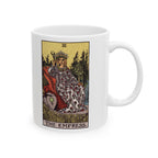 The Empress tarot card mug, Rider-Waite-Smith design, ceramic 11oz/15oz, view 1