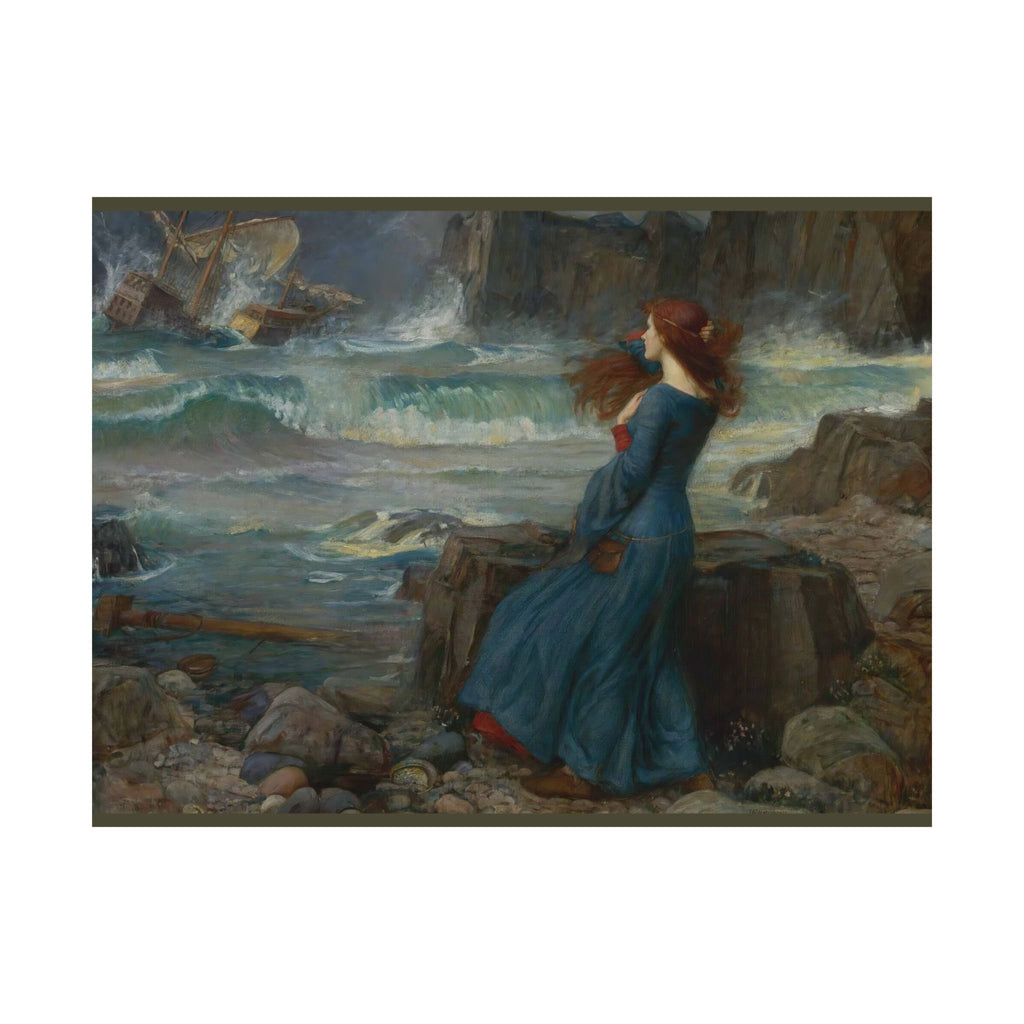 John William Waterhouse 'Miranda – The Tempest' (1916) Poster
