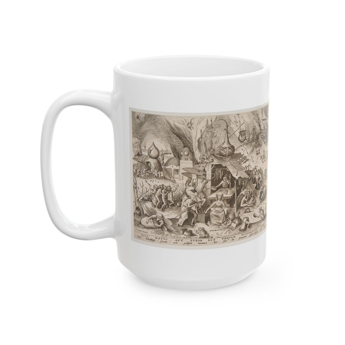Pieter van der Heyden 'Avarice' Mug