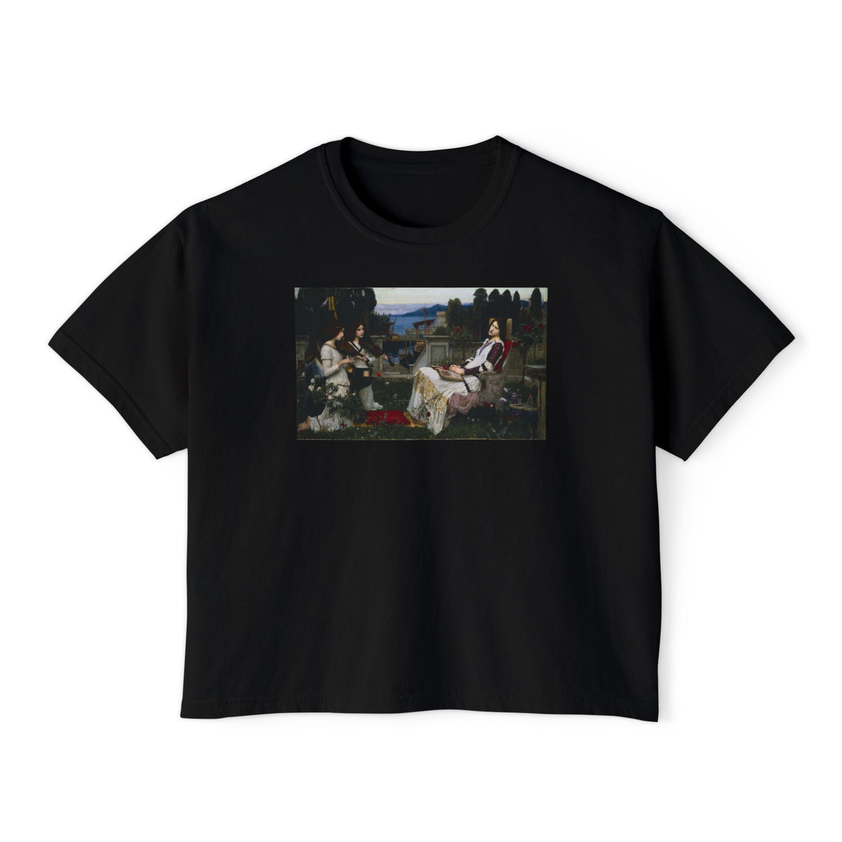 Saint Cecilia Boxy Tee in Black