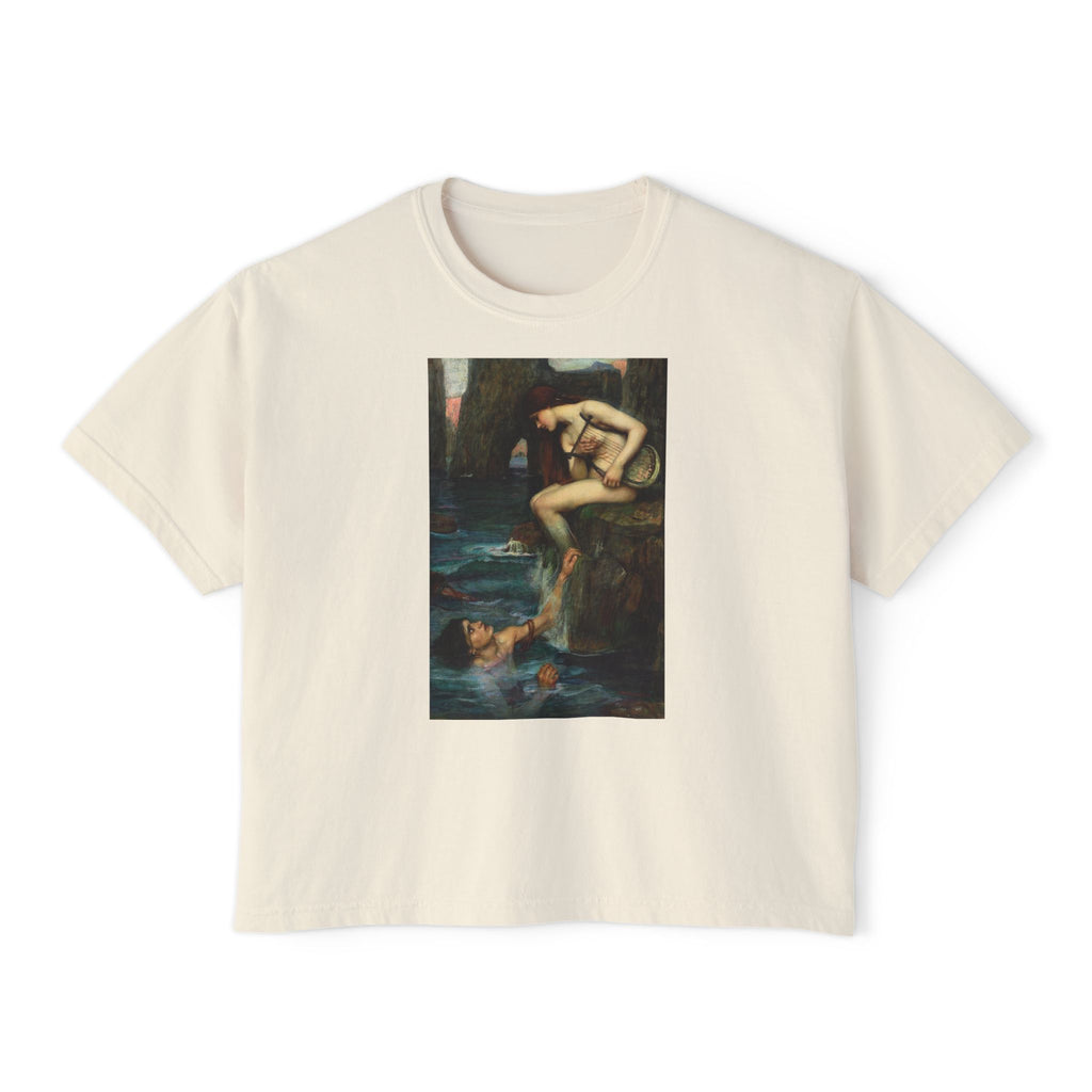 Shipwrecked Boxy Tee in Ivory