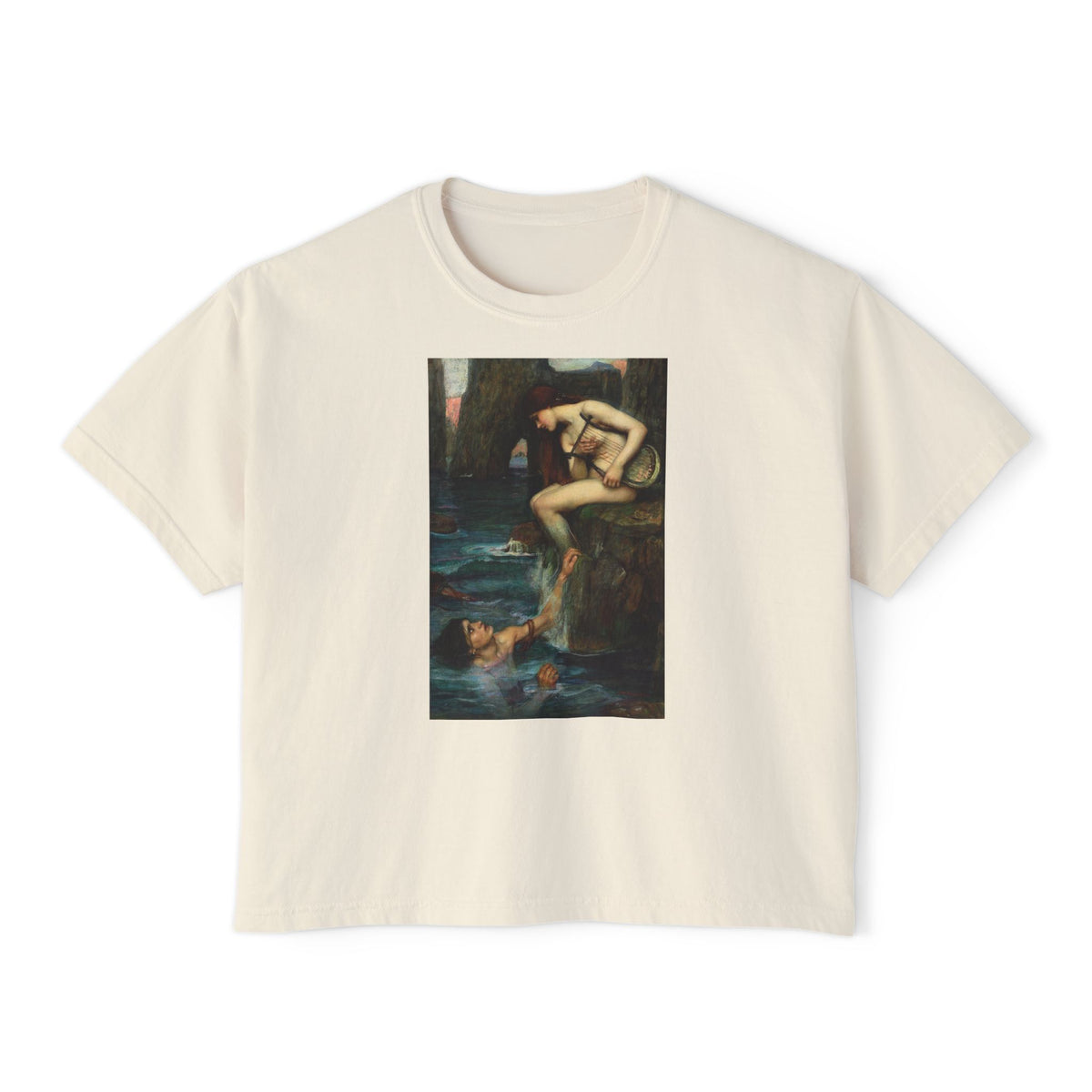 Shipwrecked Boxy Tee in Ivory