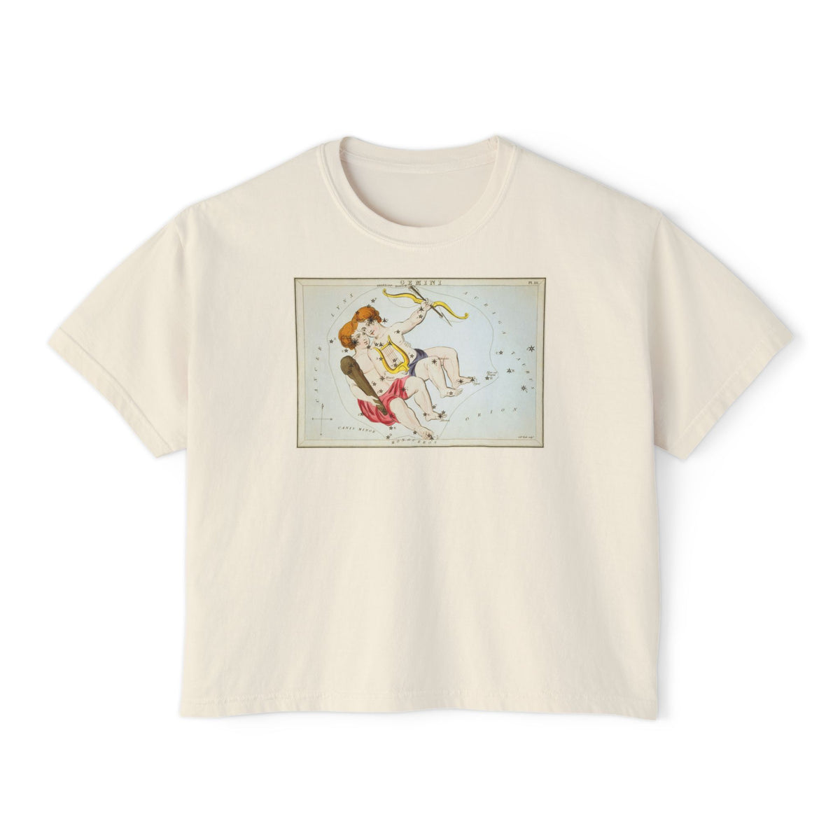 Gemini Zodiac Boxy Tee