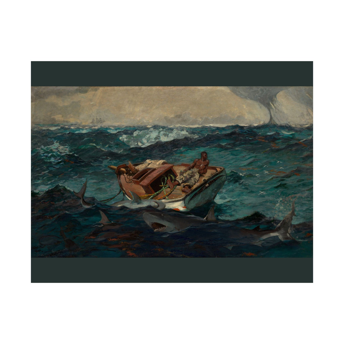 Winslow Homer 'The Gulf Stream' Poster