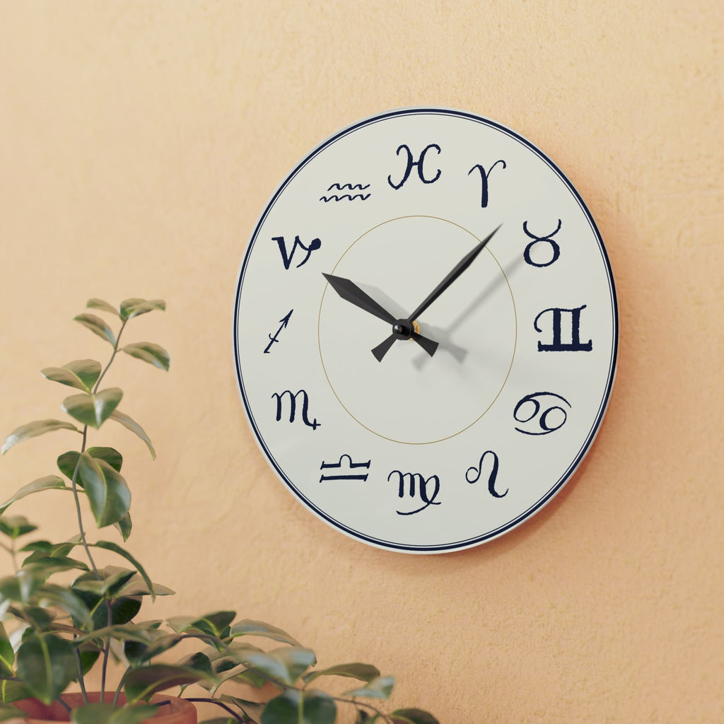 Zodiac Signs Wall Clock