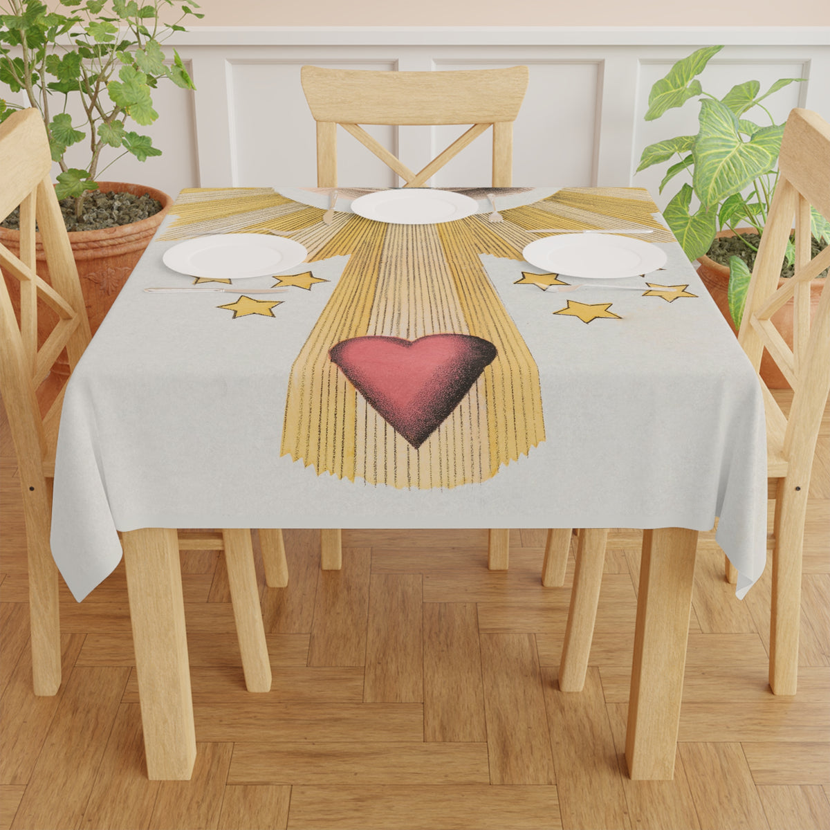 All-Seeing Eye Altar Cloth: Antique Eye of Providence Illustration