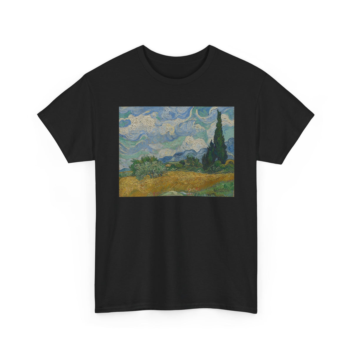 Wheat Field with Cypresses Shirt