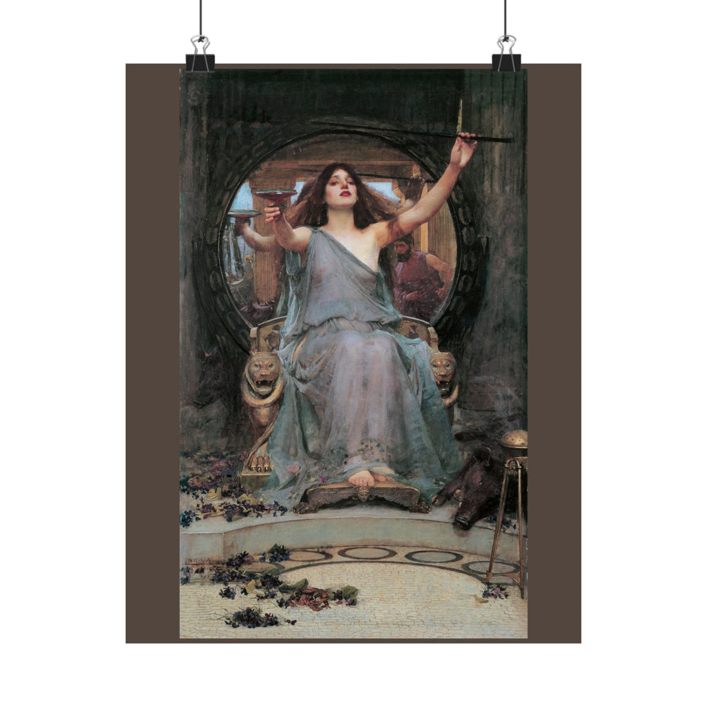John William Waterhouse 'Circe Offering the Cup to Ulysses' Poster