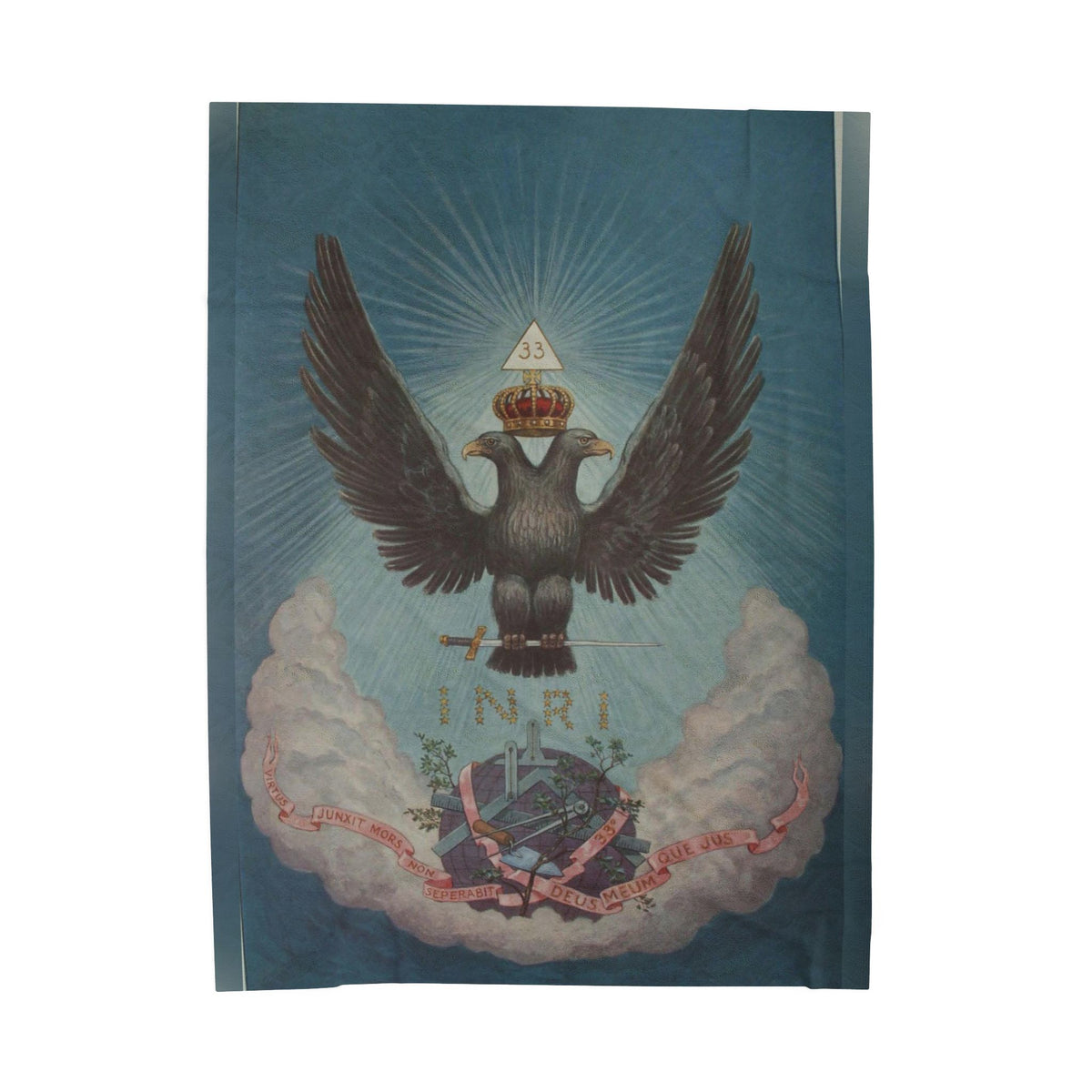 The Supreme Symbol Velveteen Plush Blanket