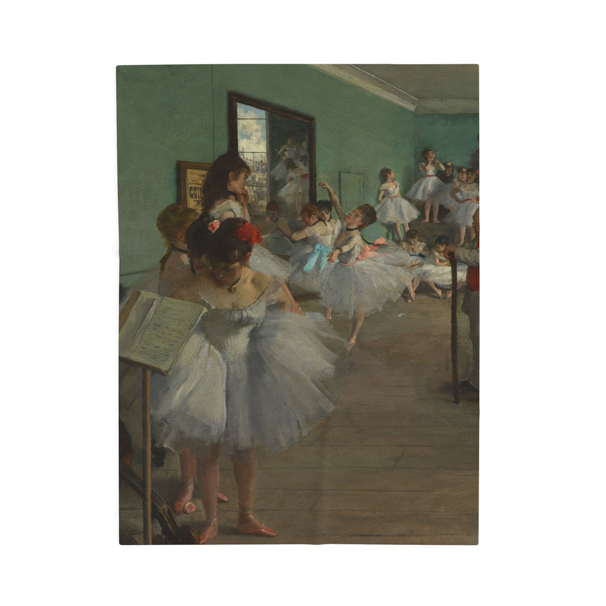 The Dance Class Velveteen Plush Blanket