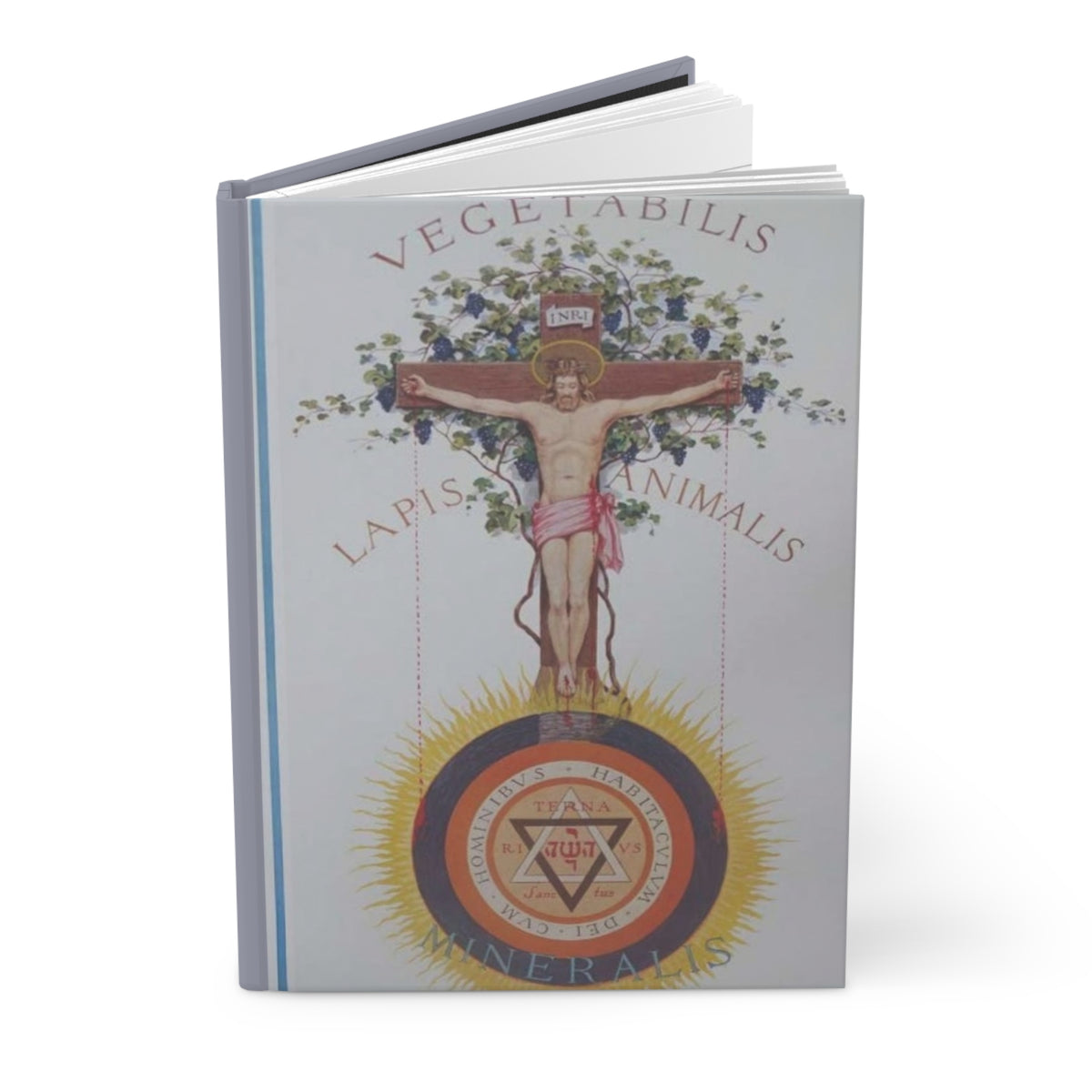 Rosicrucian Crucifix Journal: Alchemical Grimoire Notebook