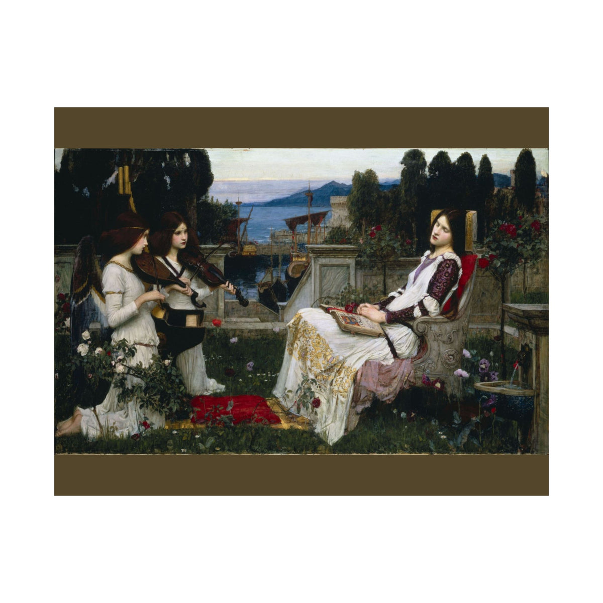 John William Waterhouse 'Saint Cecilia' Poster