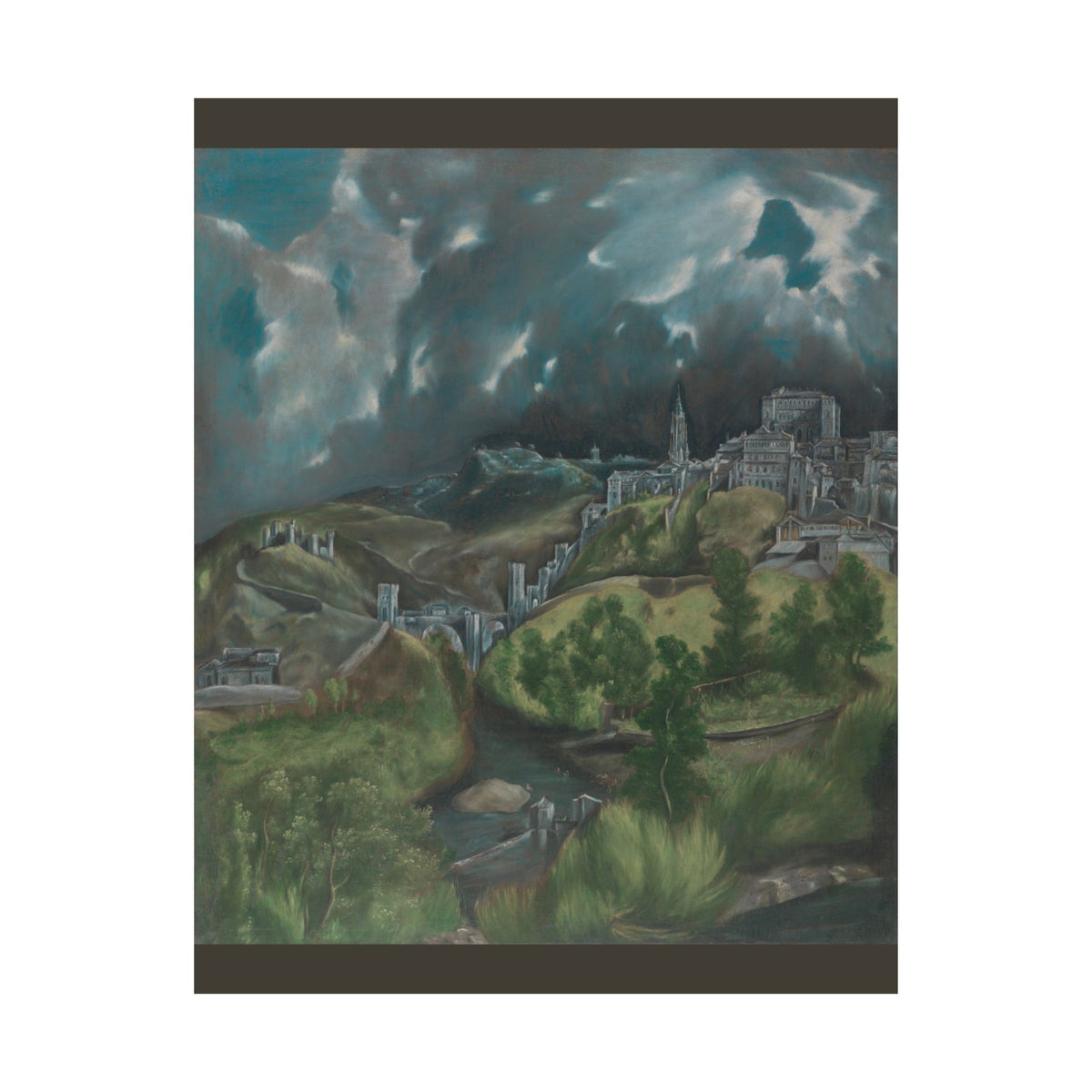 El Greco 'View of Toledo' Poster