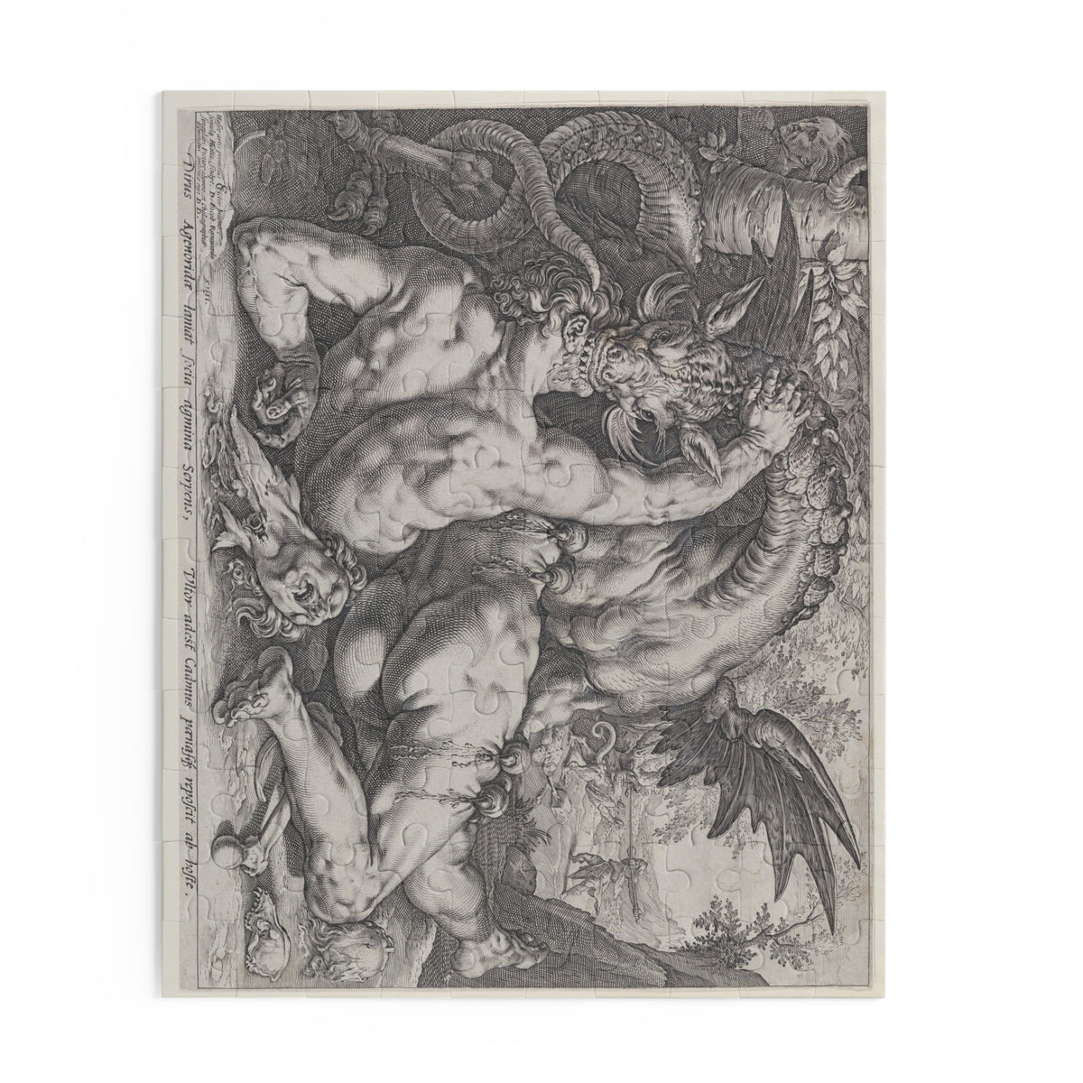 Hendrick Goltzius 'The Dragon Devouring the Companions of Cadmus' Jigsaw Puzzle