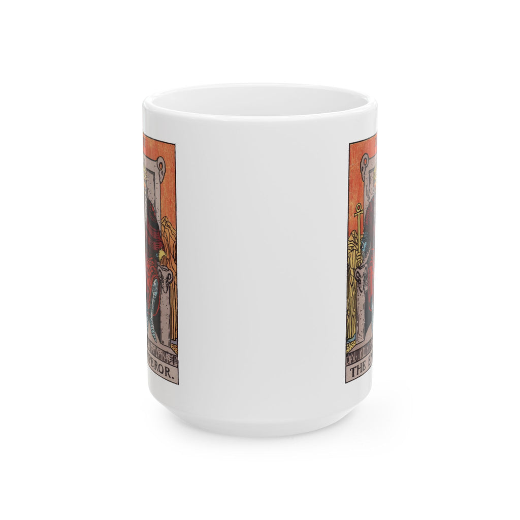 The Emperor tarot card mug, Rider-Waite-Smith design, ceramic 11oz/15oz, view 5