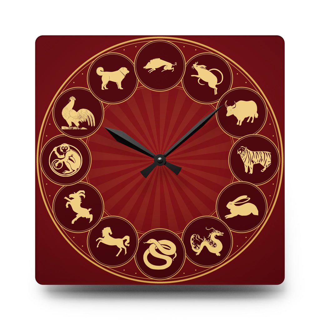 Chinese Zodiac Wall Clock