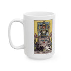 The Chariot tarot card mug, Rider-Waite-Smith design, ceramic 11oz/15oz, view 4