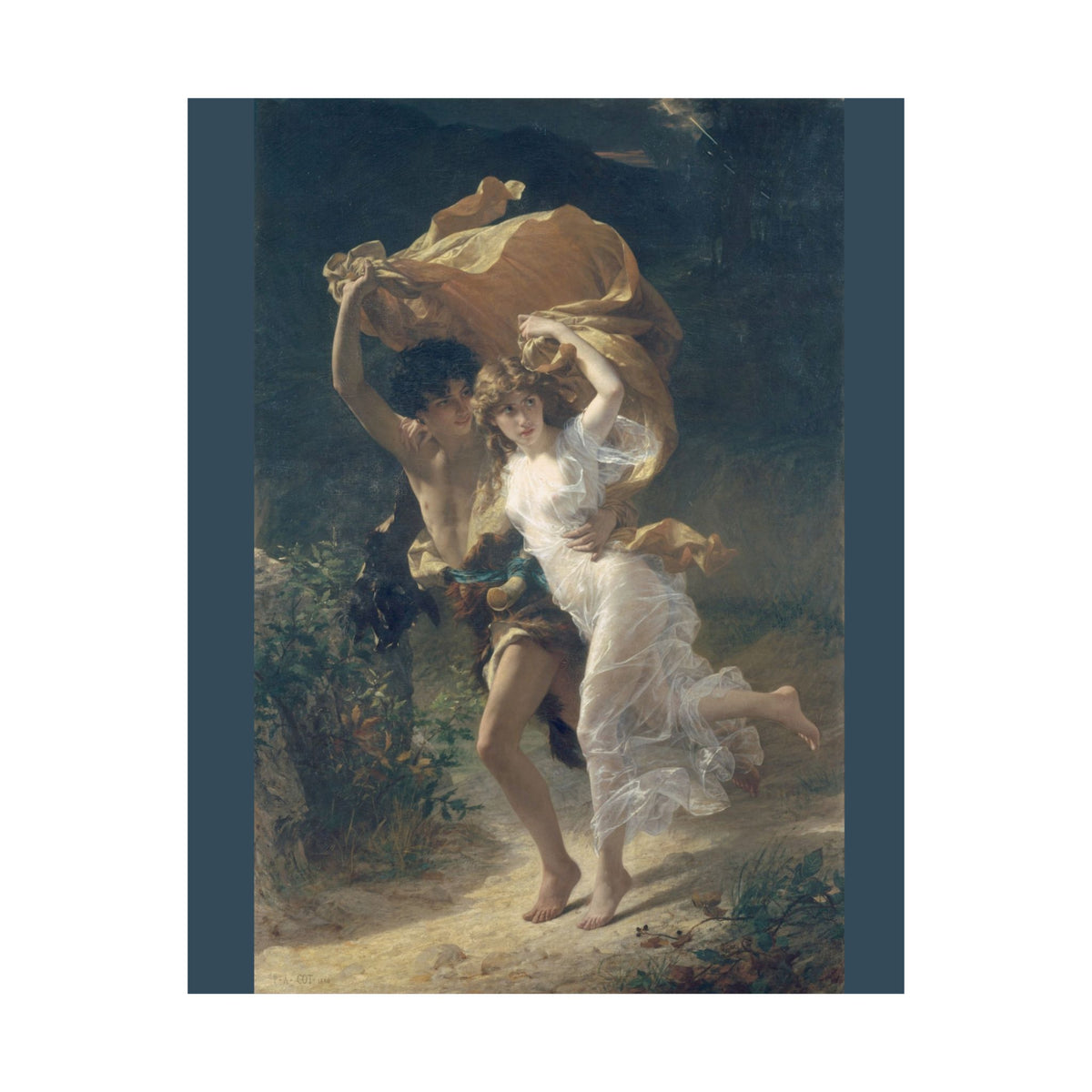 Pierre-Auguste Cot 'The Storm' Poster