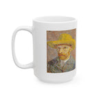 Self-Portrait with a Straw Hat Mug