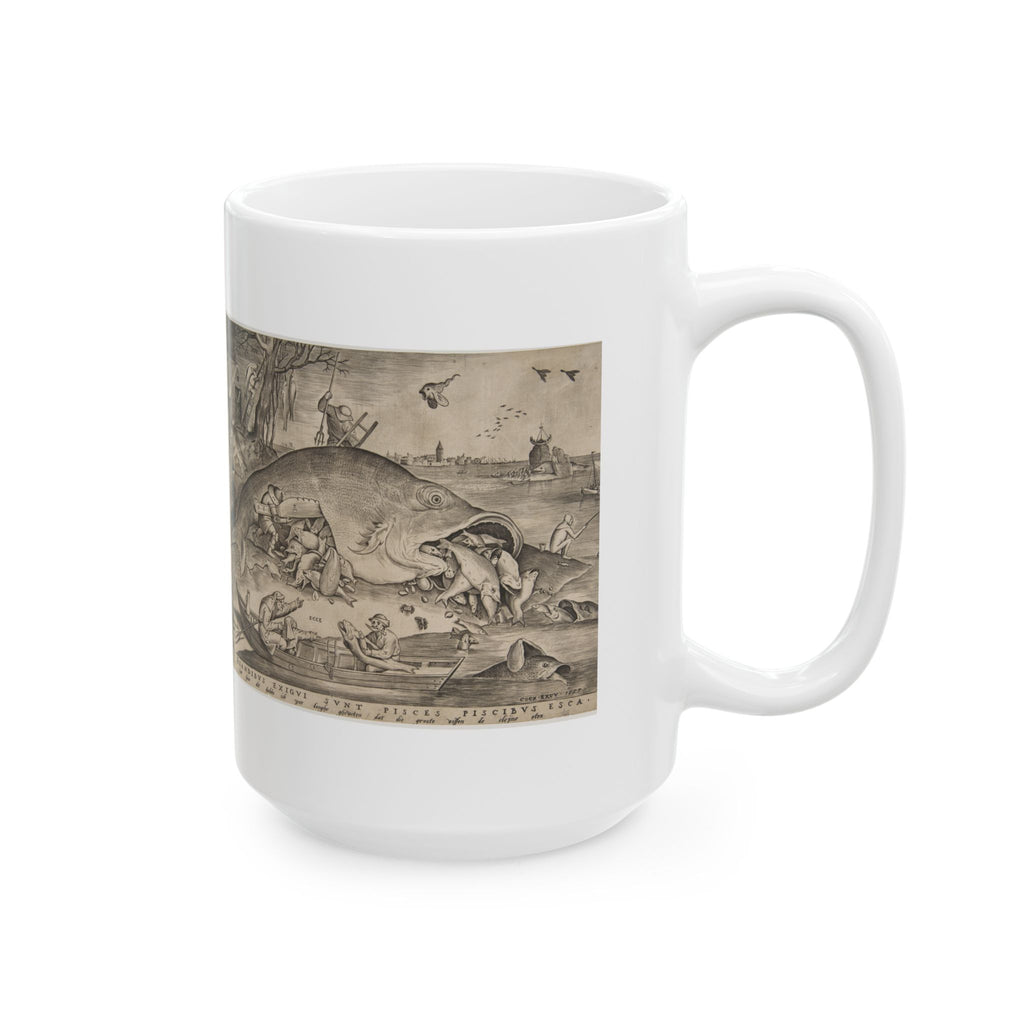 Big Fish Eat Little Fish Mug