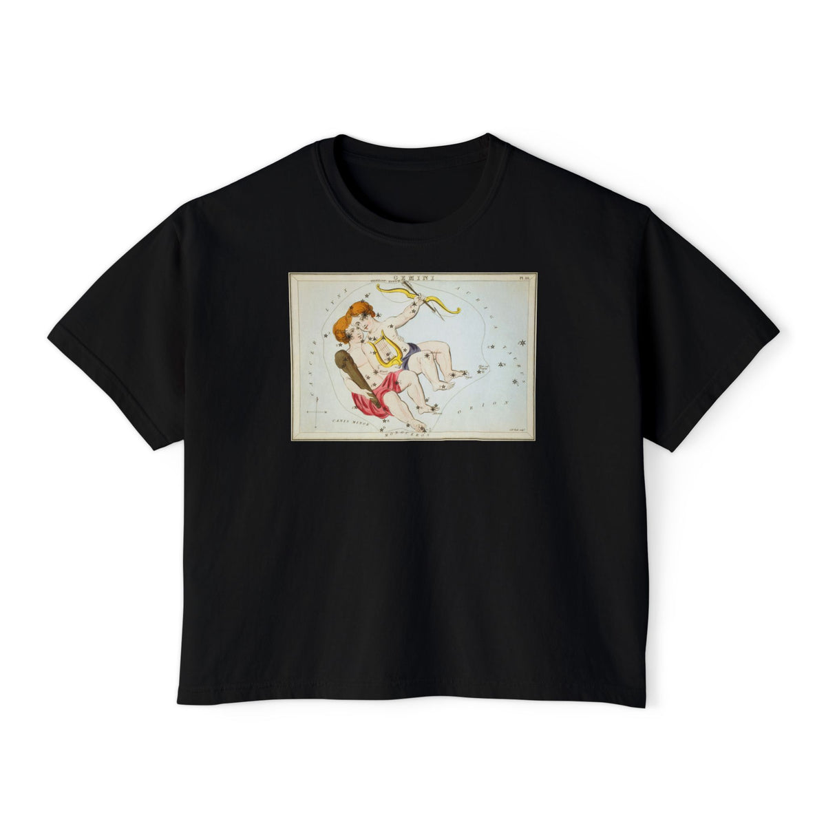 Gemini Zodiac Boxy Tee