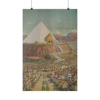 Atlantean Temple Poster: Knapp Lost Civilization Art Print