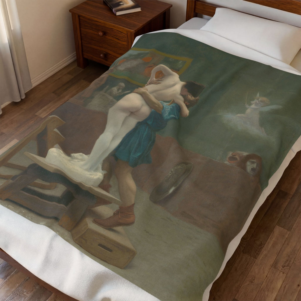 Pygmalion and Galatea Velveteen Plush Blanket