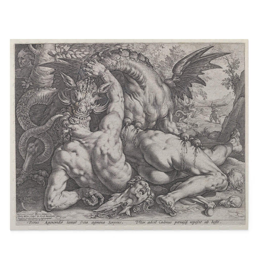 Hendrick Goltzius 'The Dragon Devouring the Companions of Cadmus' Jigsaw Puzzle