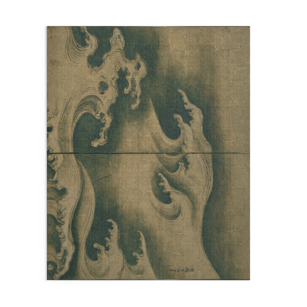 Ogata Kōrin 'Rough Waves' Jigsaw Puzzle