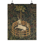 The Unicorn Rests in a Garden Poster