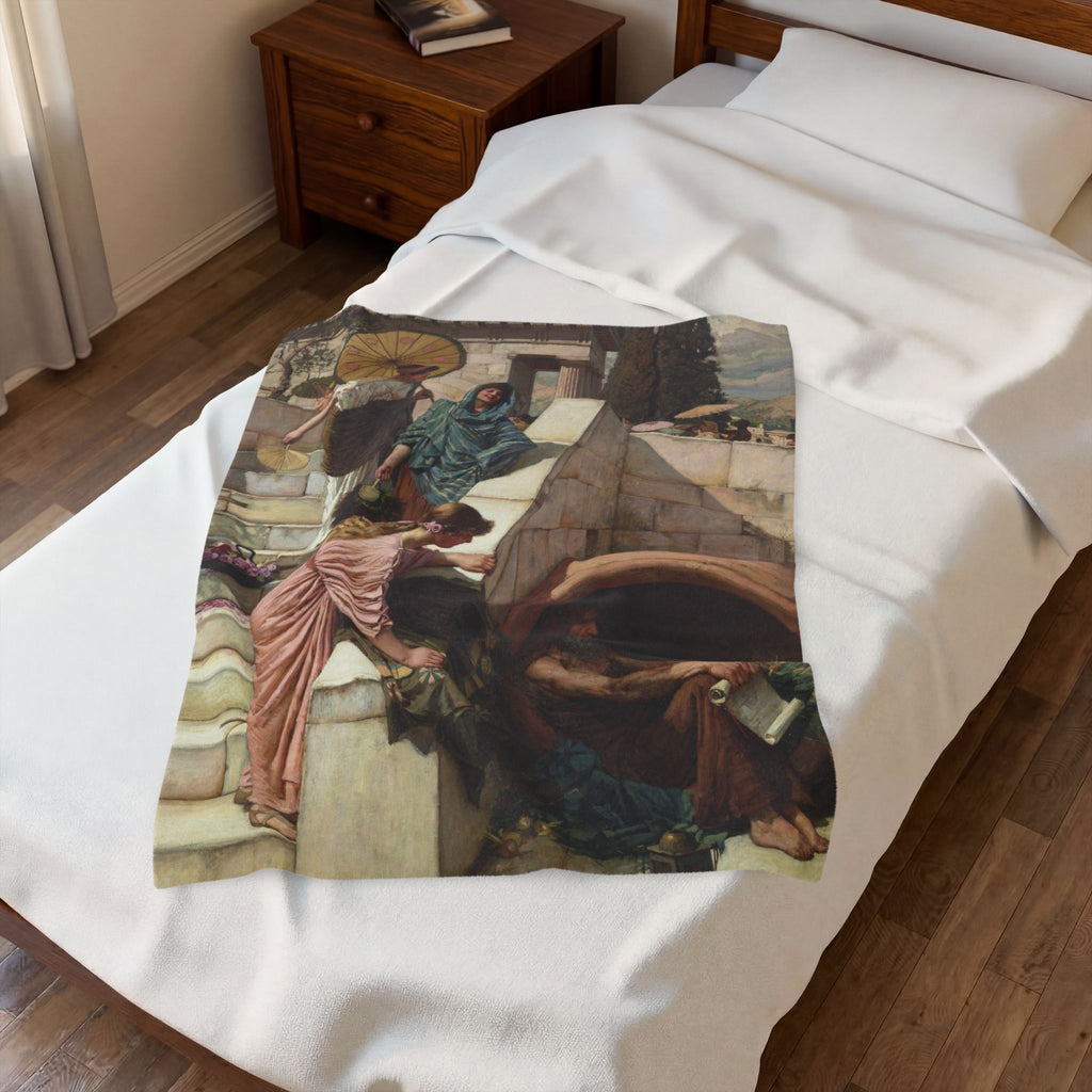 Diogenes Velveteen Plush Blanket