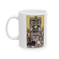 The Chariot tarot card mug, Rider-Waite-Smith design, ceramic 11oz/15oz, view 2