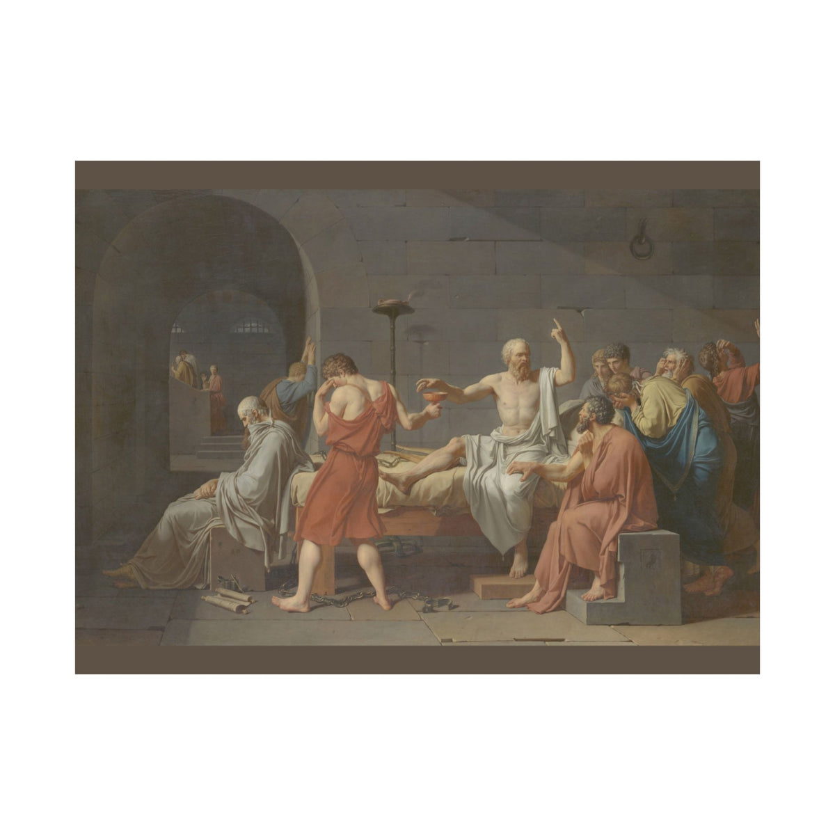 Jacques-Louis David 'The Death of Socrates' Poster