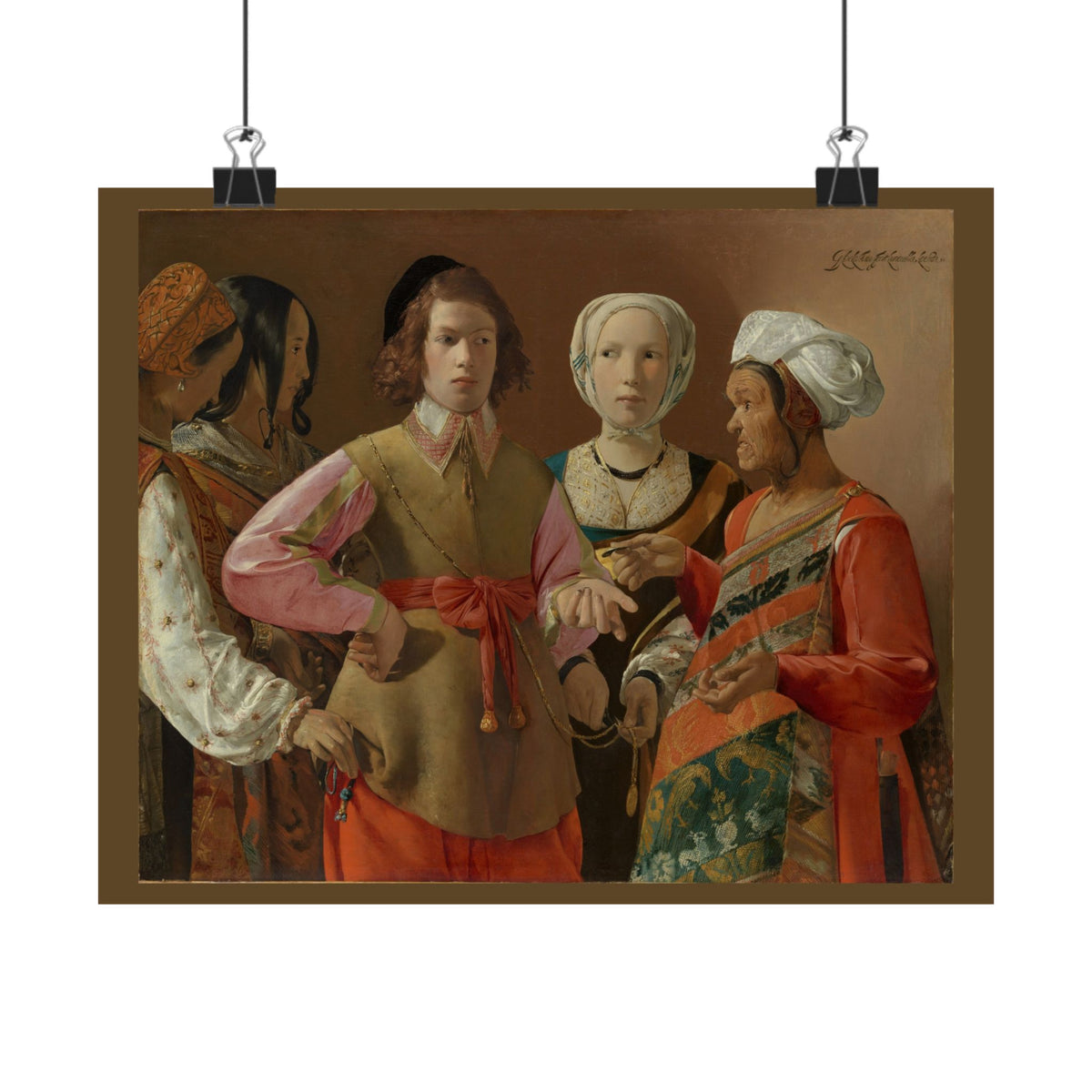 Georges de La Tour 'The Fortune-Teller' Poster