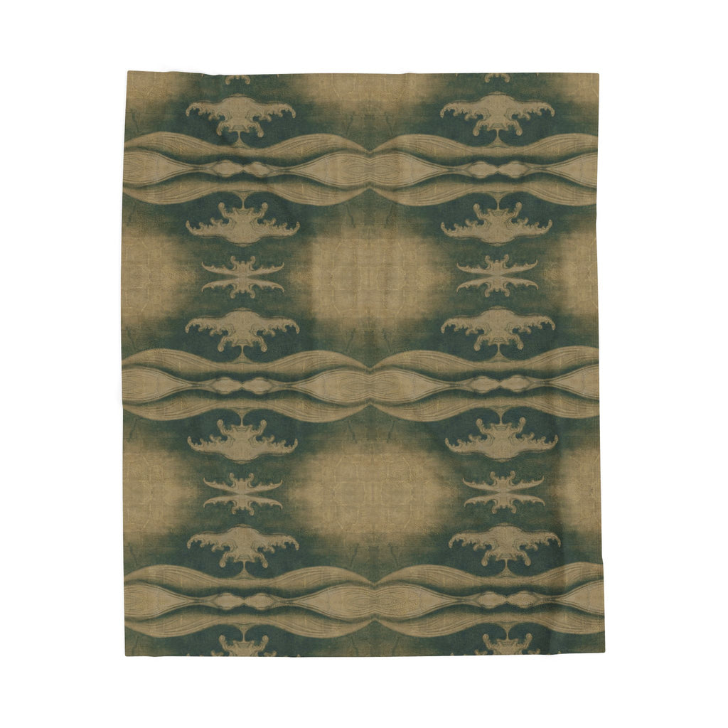 Rough Waves Pattern Velveteen Plush Blanket