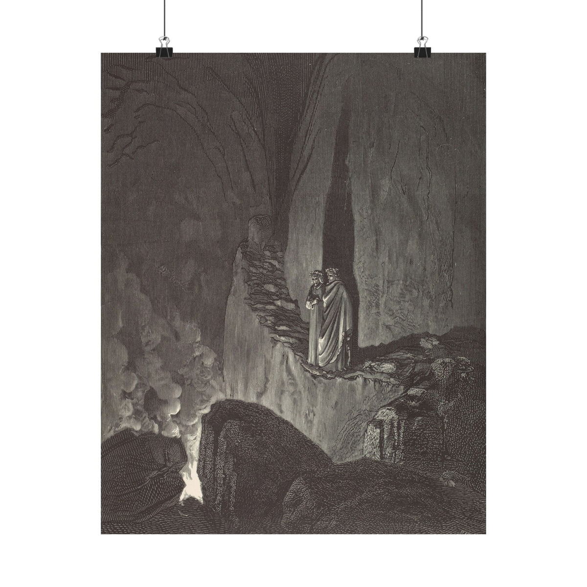 Gustave Doré 'The Vision of Hell' Poster