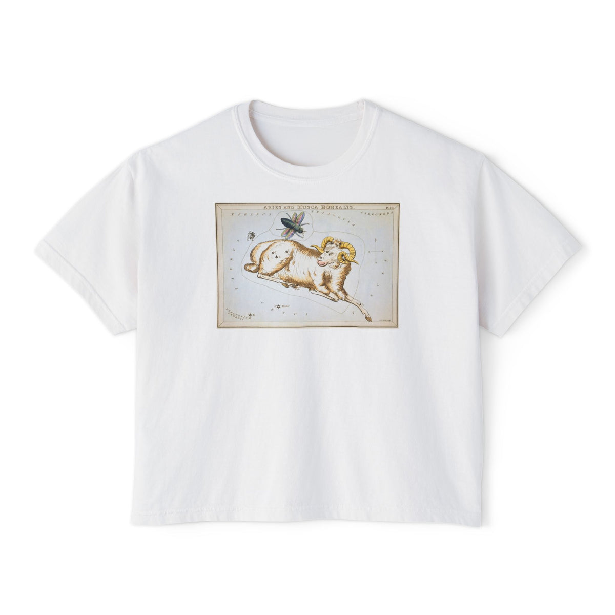 Aries Zodiac Boxy Tee
