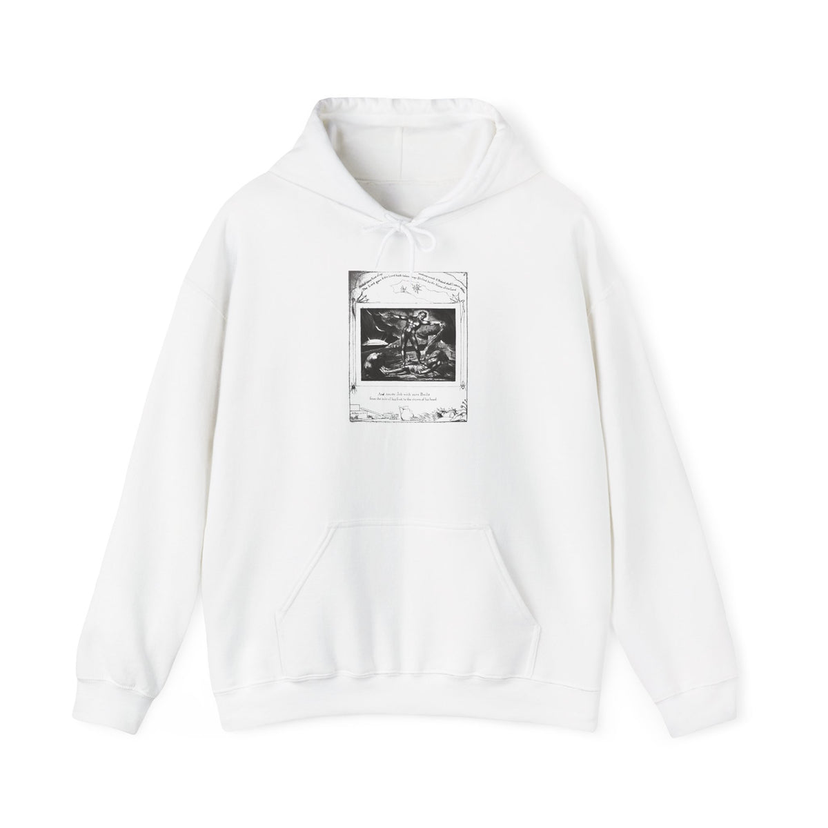 Satan Smiting Job with Boils Hoodie