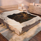 Venus and Adonis Velveteen Plush Blanket