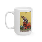 Strength tarot card mug, Rider-Waite-Smith design, ceramic 11oz/15oz, view 4