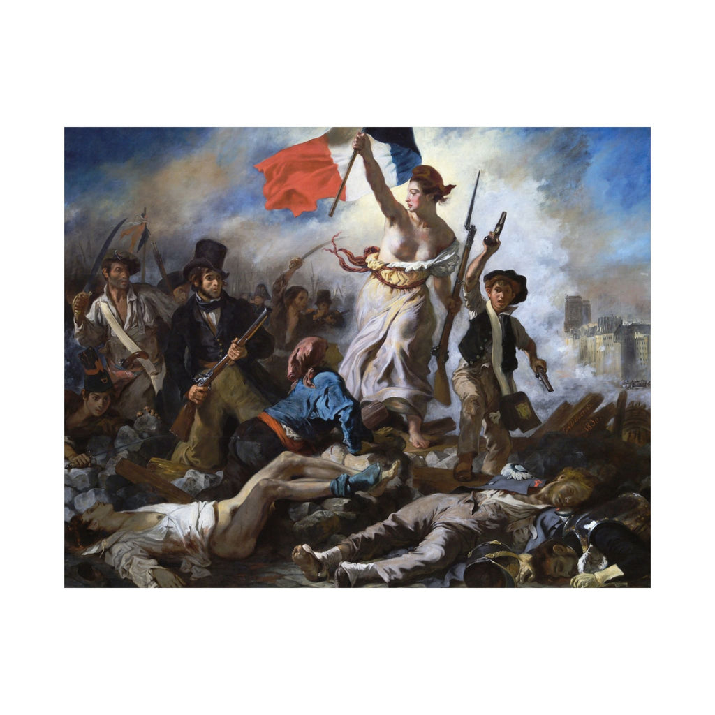 Eugène Delacroix 'Liberty Leading the People' Poster