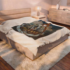 Jewel of the Rose Croix Velveteen Plush Blanket