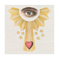 All-Seeing Eye Altar Cloth: Antique Eye of Providence Illustration
