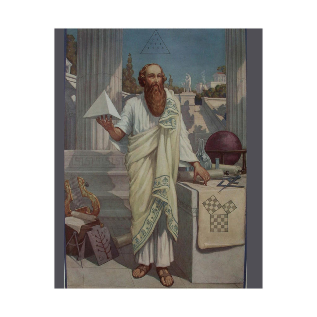 J. Augustus Knapp 'Pythagoras' Poster