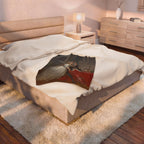 Antoine Laurent Lavoisier and Marie Anne Lavoisier Velveteen Plush Blanket