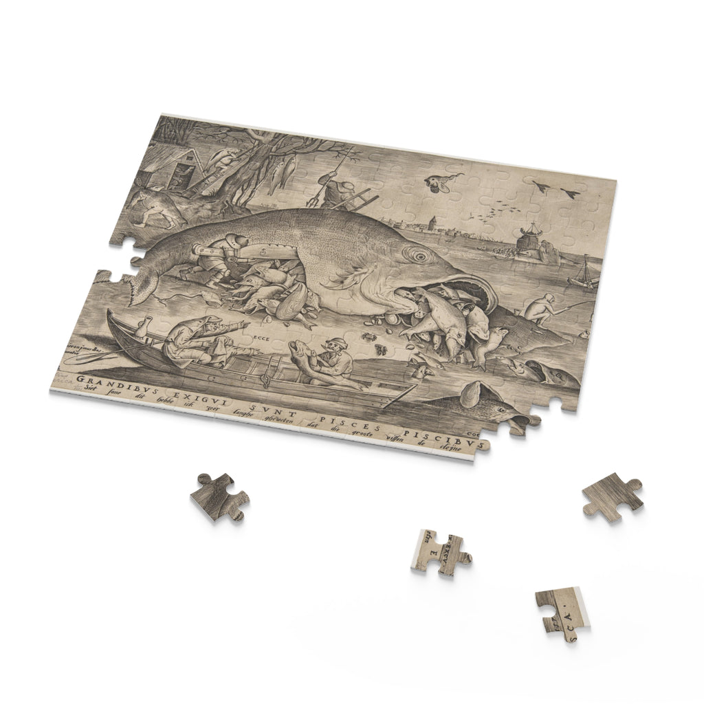 Pieter van der Heyden 'Big Fish Eat Little Fish' Jigsaw Puzzle