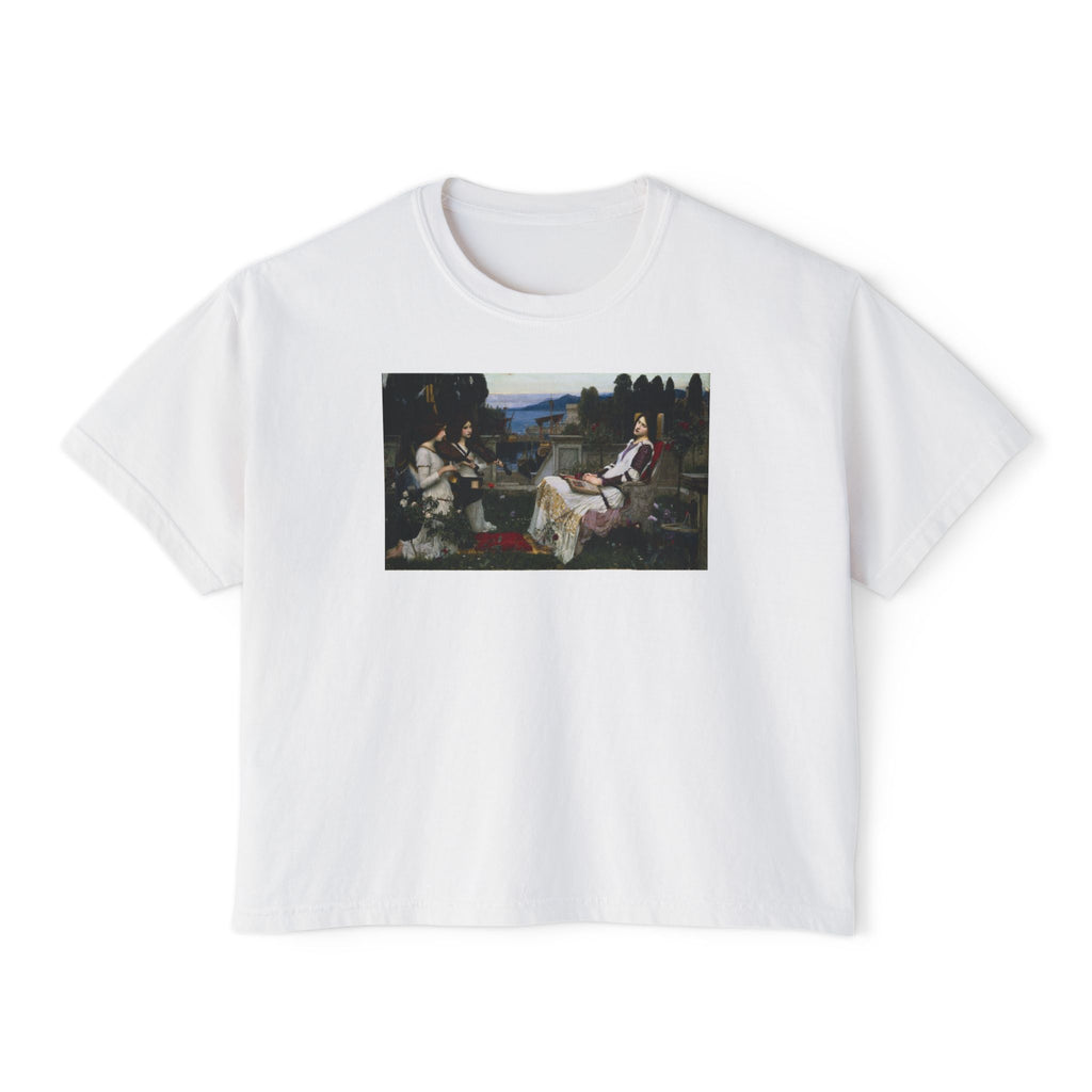 Saint Cecilia Boxy Tee in White