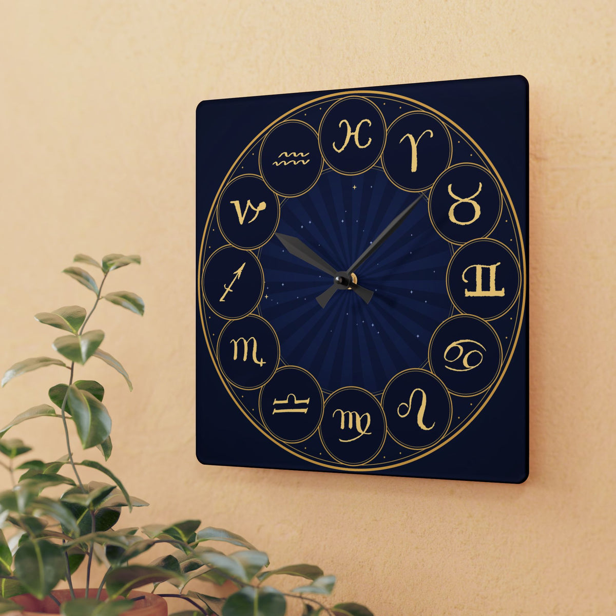 Celestial Zodiac Wall Clock