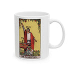 The Magician tarot card mug, Rider-Waite-Smith design, ceramic 11oz/15oz, view 1